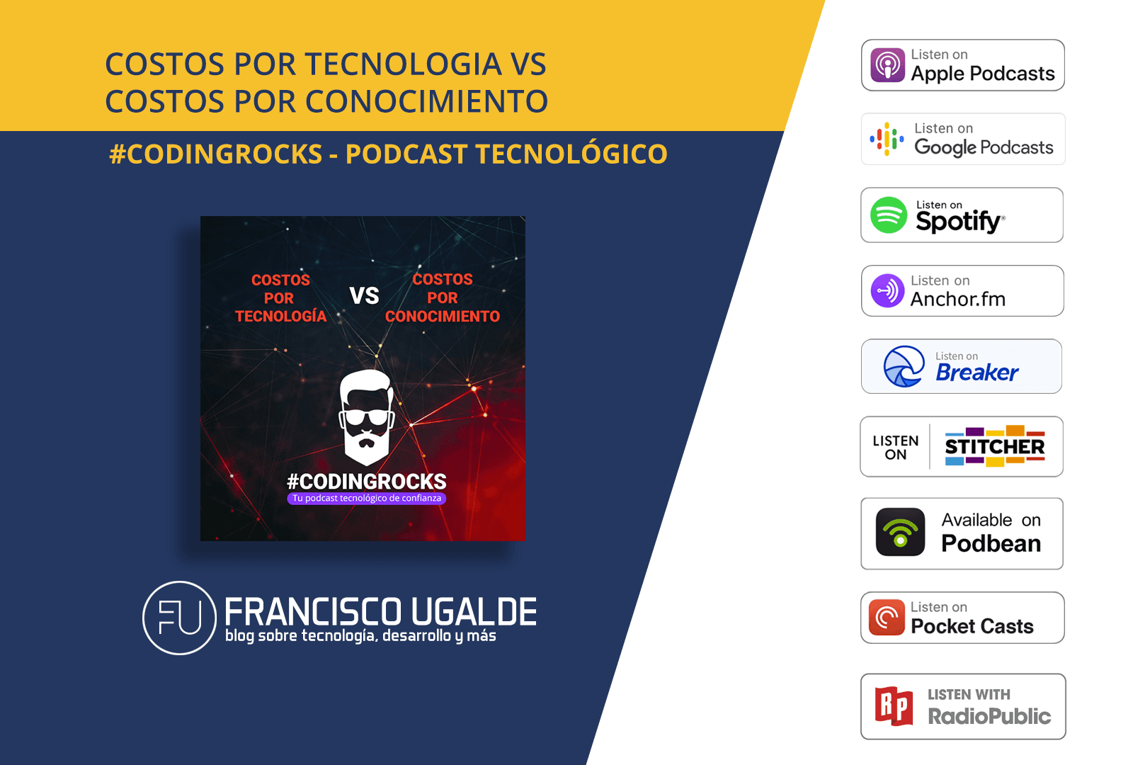 Costo por Tecnología vs Costo por Conocimiento — Ep. 6 #CodingRocks