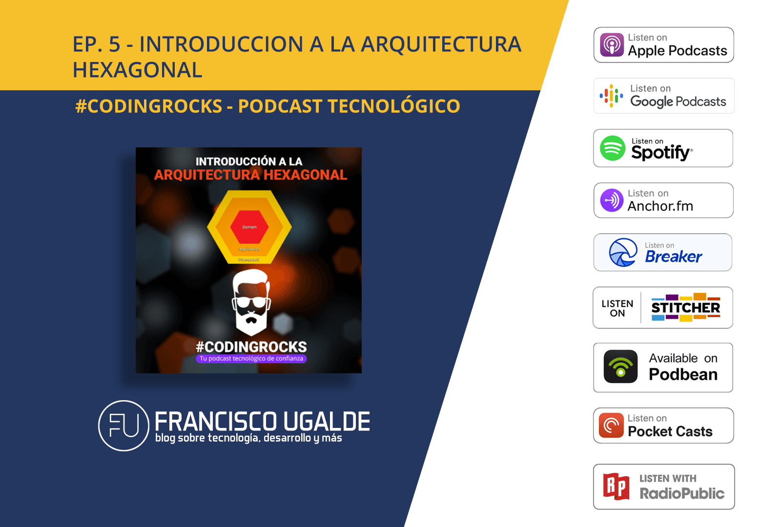 Introducción a la Arquitectura Hexagonal — Ep. 5 #CodingRocks